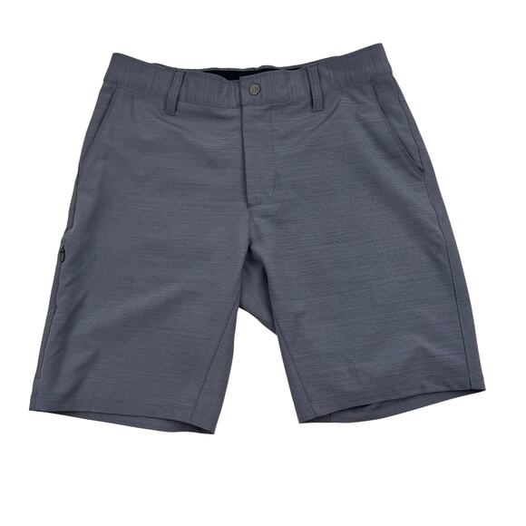 BYLT Kinetic Gray/Iron Athleisure Water Resistant Performance Shorts Men's M - Picture 1 of 5